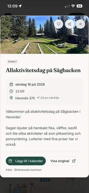Händer i Strömsund screenshot 2