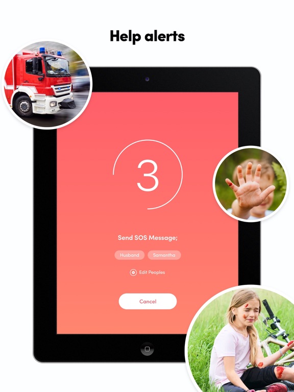 Family Friend Locator: Carpin iPad screenshot 3 - Social Networking app