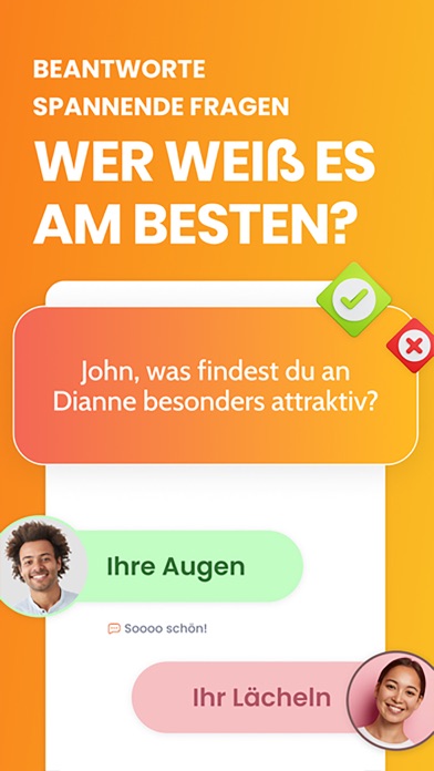 Spiele für Paare: Liebesfragen