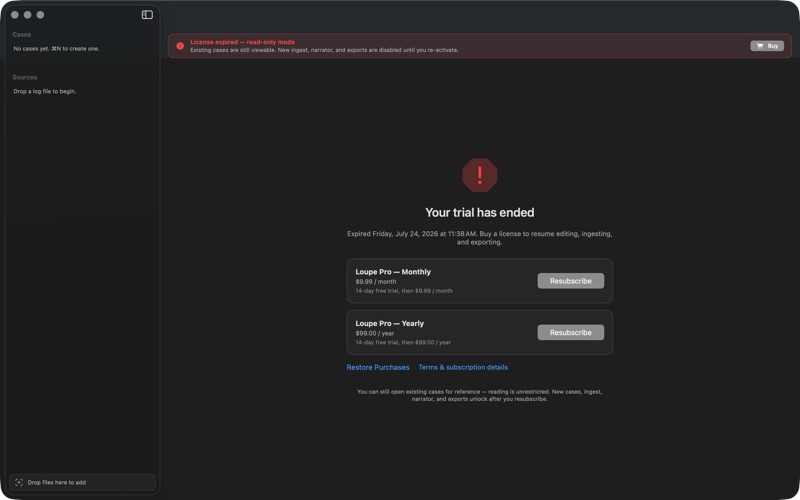 Loupe: Log Forensics screenshot