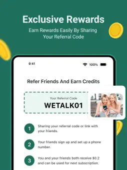 WeTalk- WiFi Calls & 2nd Phone screenshot 13
