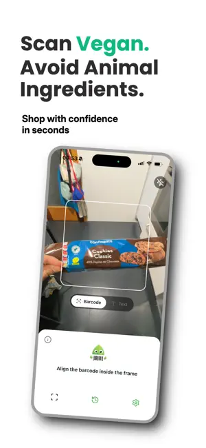 Vegio: Vegan Food Scanner screenshot 1