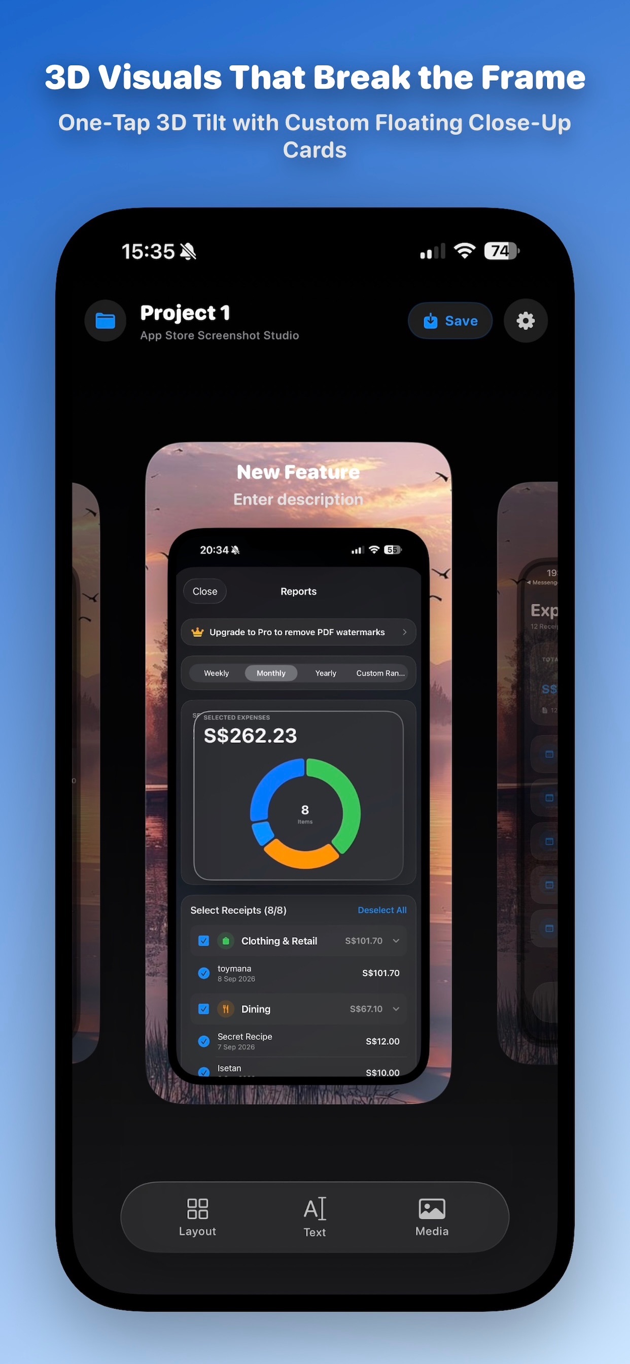 Screenshot 3 of FrameIt: App Screenshot Maker