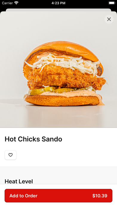 Hot Chicks Food Truck iPhone screenshot 3 - Food & Drink app