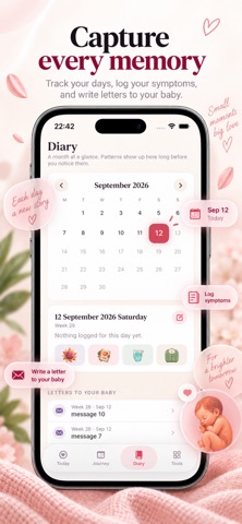 Pregnancy Week and Baby Guide iPhone screenshot