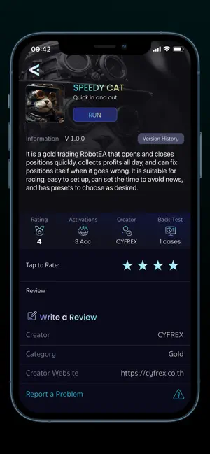 CYFREX - RobotEAs on Mobile screenshot 4