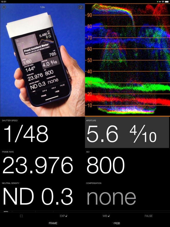 Screenshot #1 for Cine Meter II