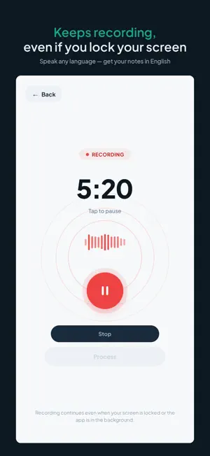MinutedAI: AI Meeting Notes screenshot 2