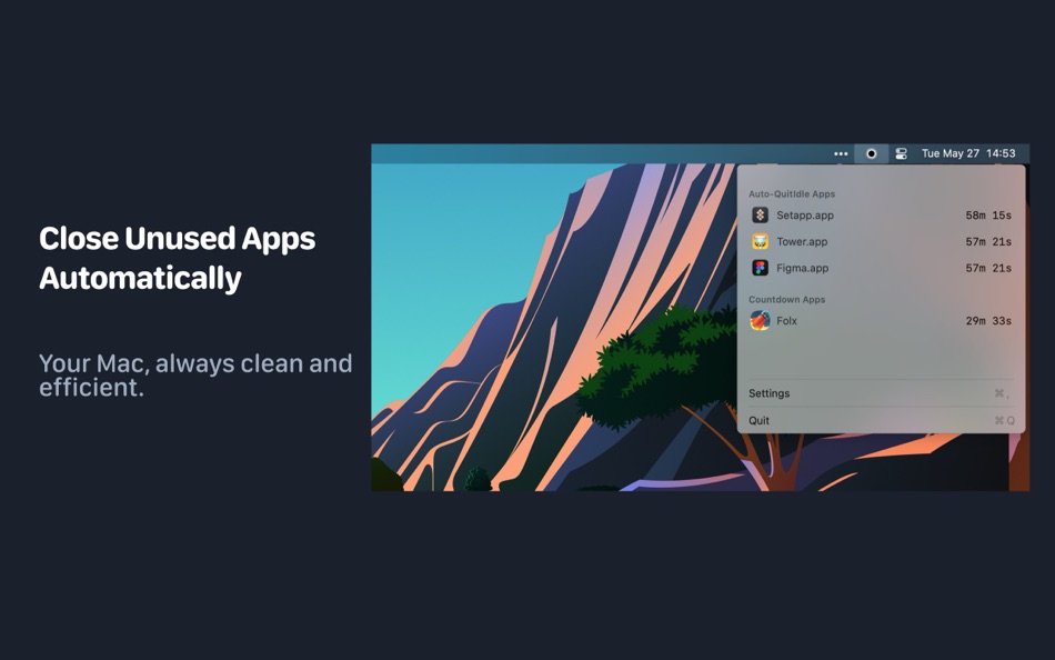 #1. App Quitter (macOS) Podle: 岩柯 李
