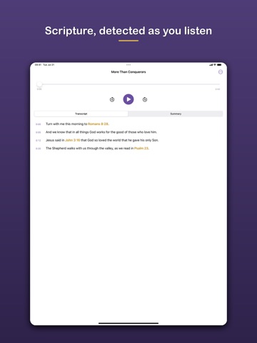 SermonNote: AI Sermon Notes iPad screenshot