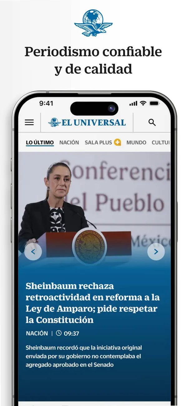 Screenshot #1 pour El Universal +