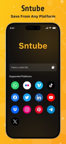 Sntube : Video & Music Saver iPhone screenshot 1
