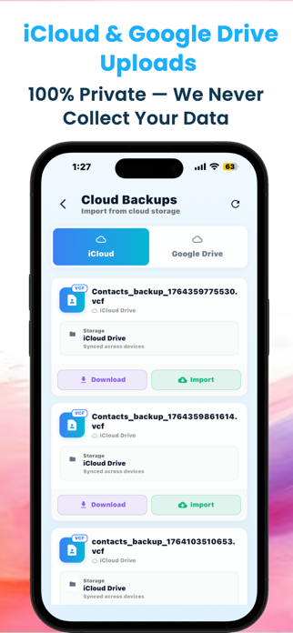 Contacts Backup Tool Screenshot 3 of 5