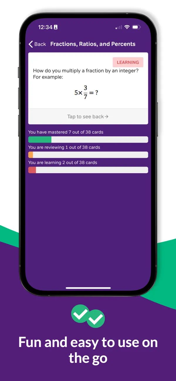 Screenshot #2 pour GMAT Math Flashcards