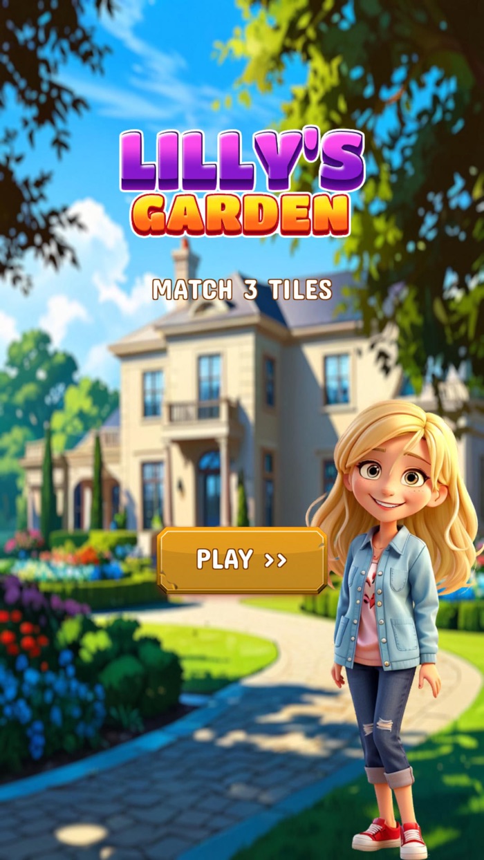 Lillys Garden Match 3 Tiles