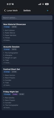 BandChat - Band Manager iPhone screenshot