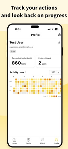 PasoPaso: Goal & Task Planner Screenshot 3 of 5