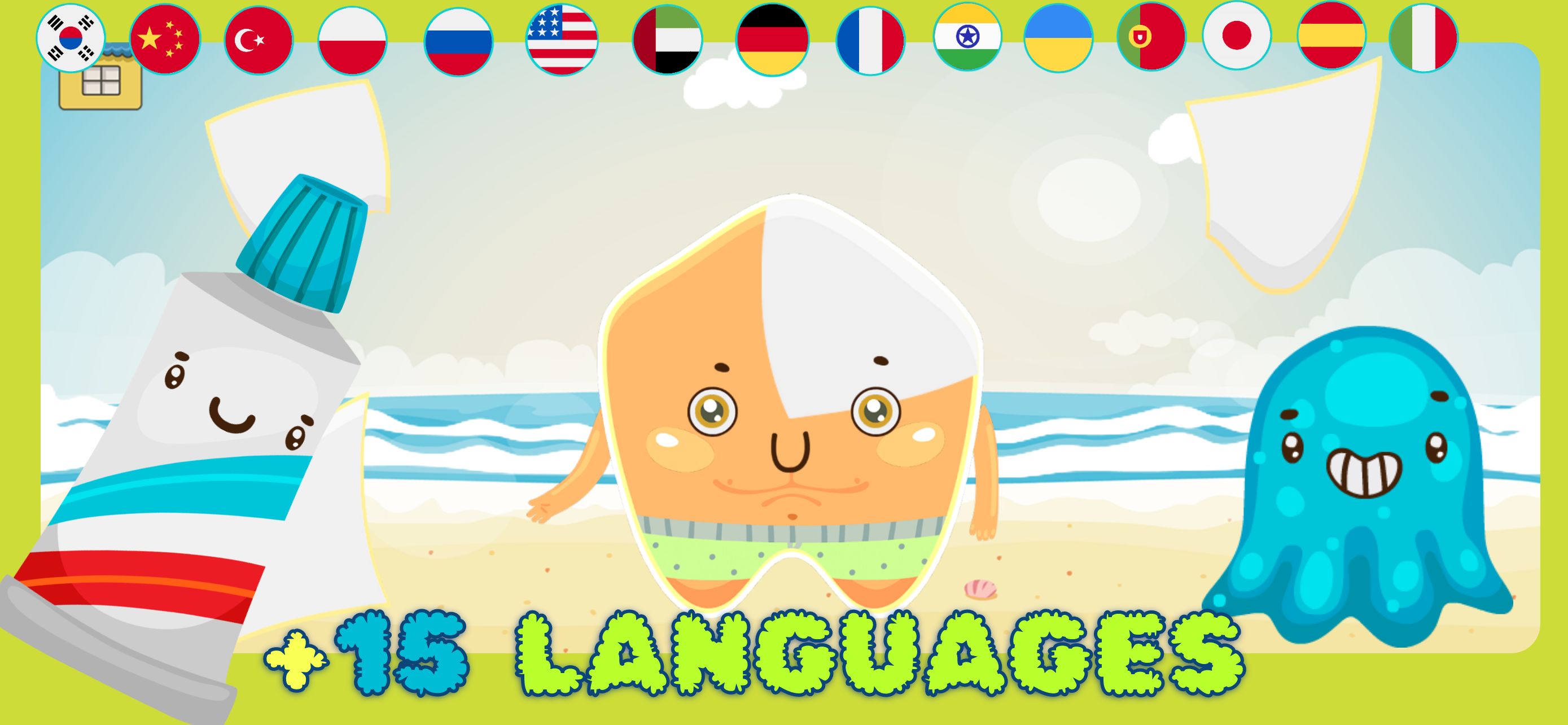 Funny Teeth kids dentist games screenshot 9