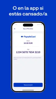 paysafecard-sistema de prepago iphone capturas de pantalla 4