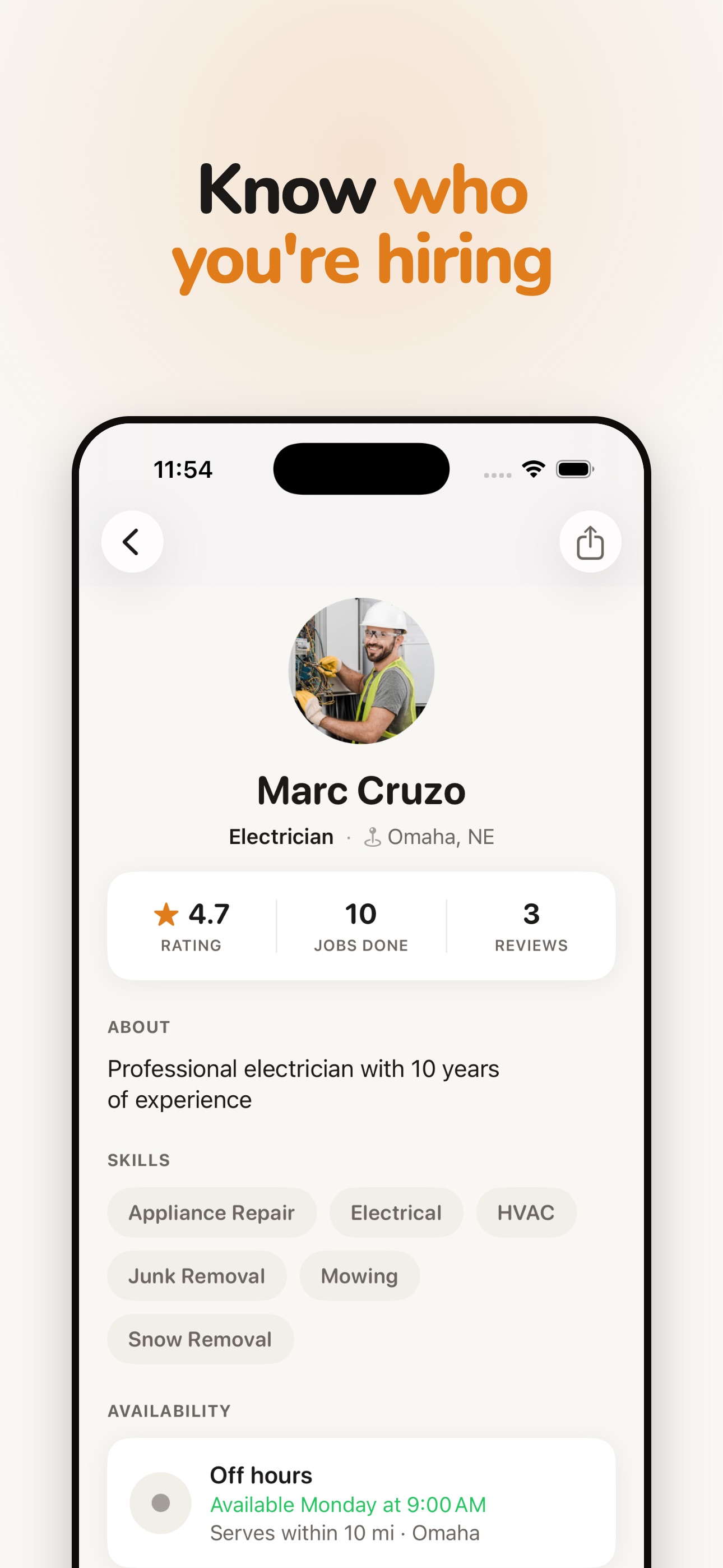 Screenshot 5 of Faberr: Local Home Help