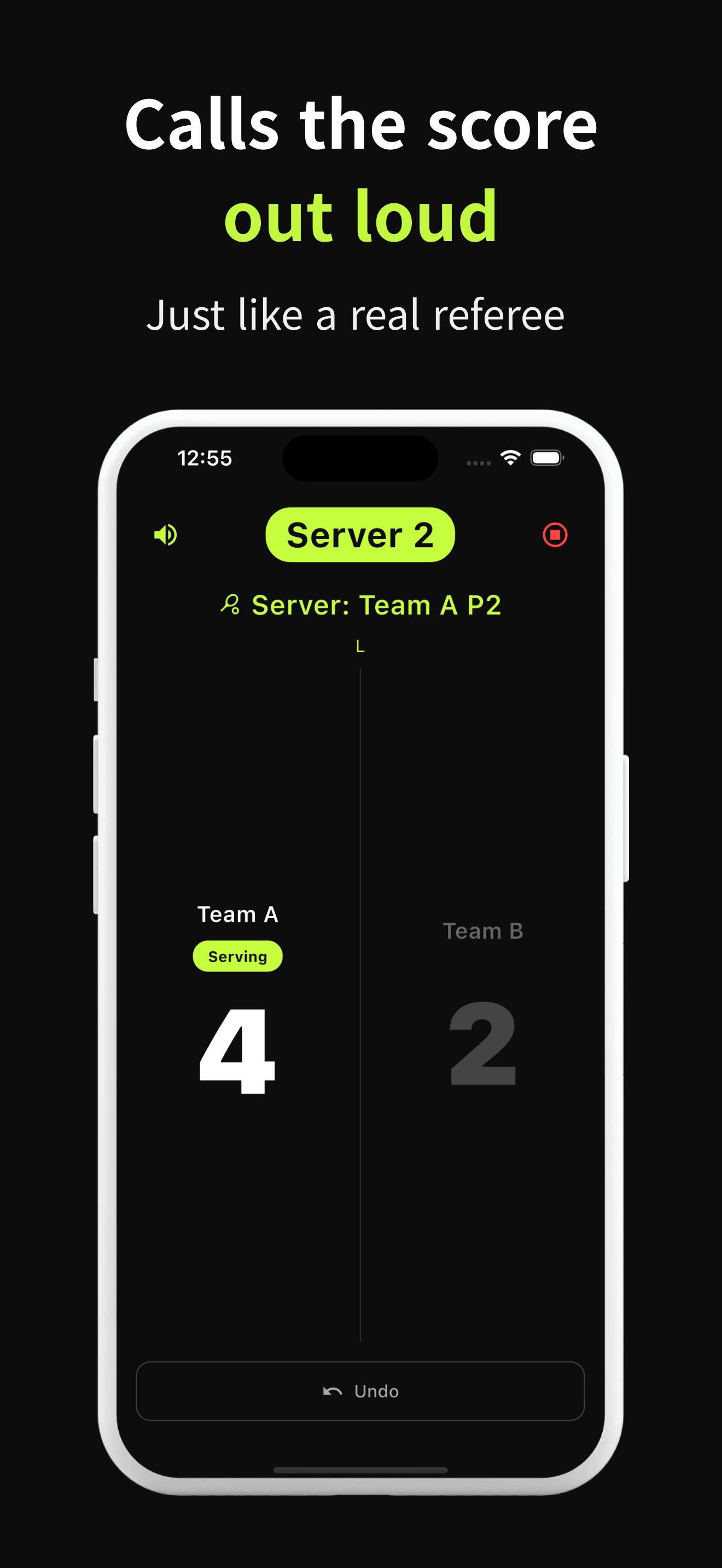 Pickleball Score Caller