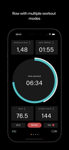 WATERROWER Connect screenshot