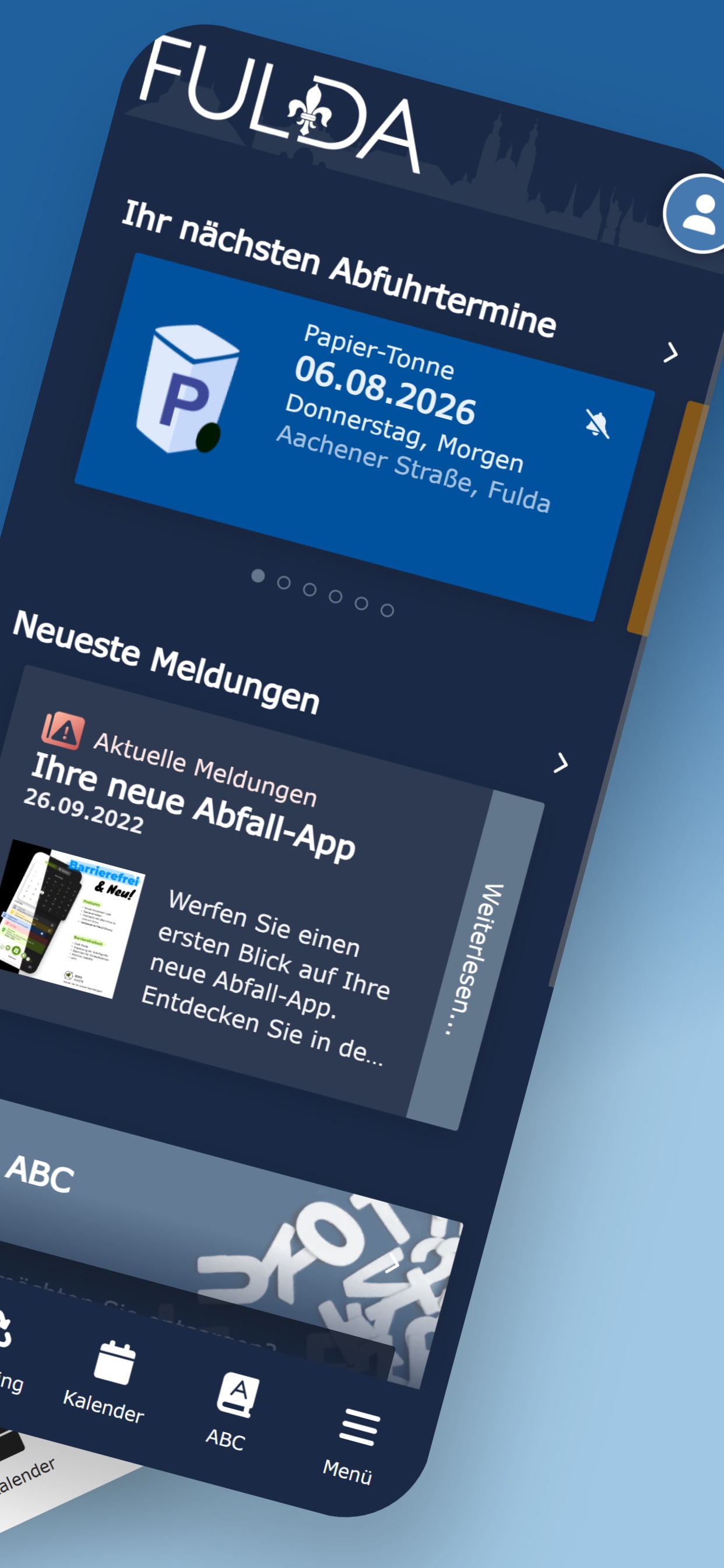 Screenshot 2 of Stadt Fulda Abfall-App