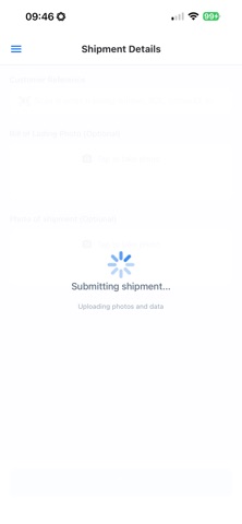 Samsara Shipment screenshot