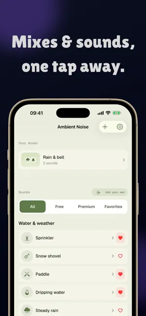 Ambient Sounds: Sleep & Focus screenshot 1