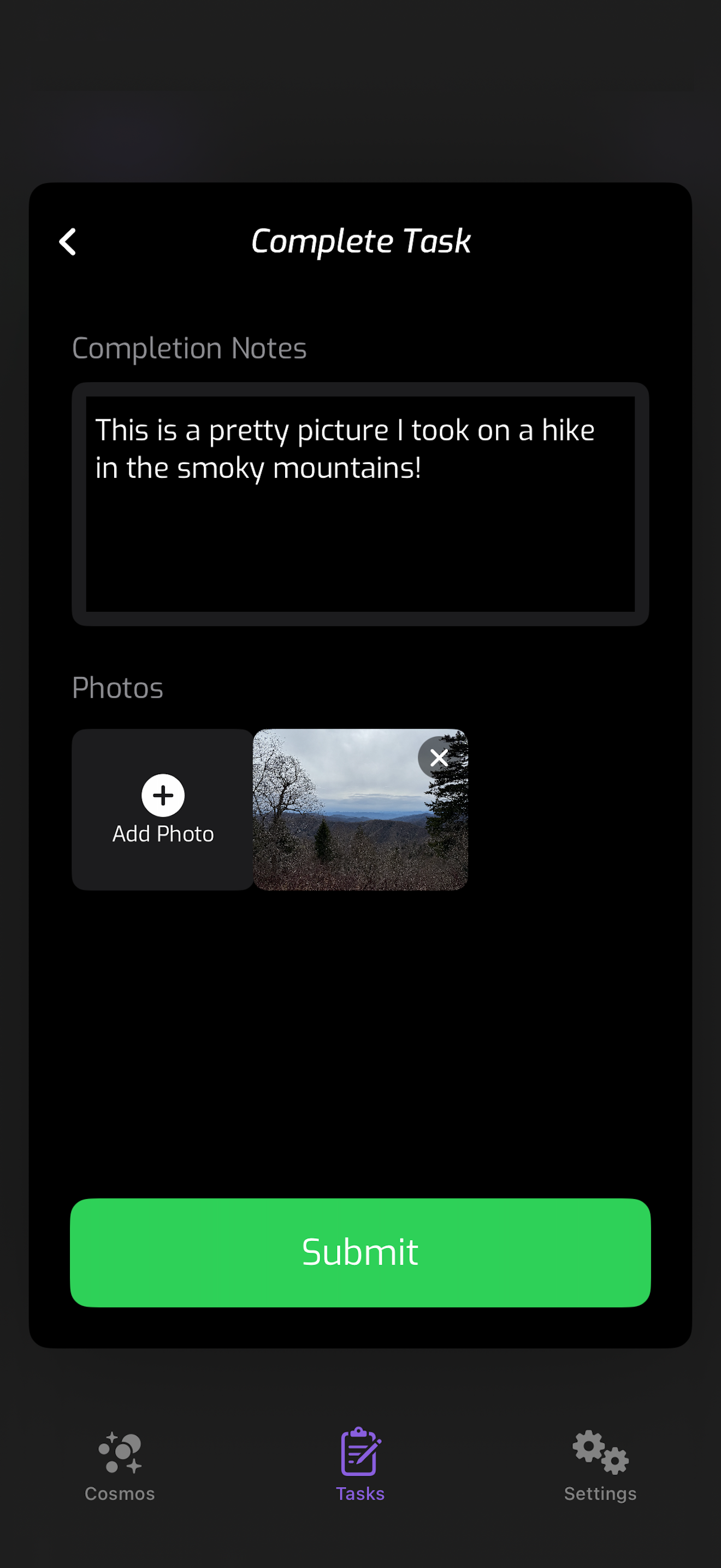 Cosmos: Task Tracker