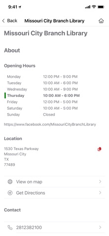 Fort Bend County Libraries TX Screenshot 6 of 6