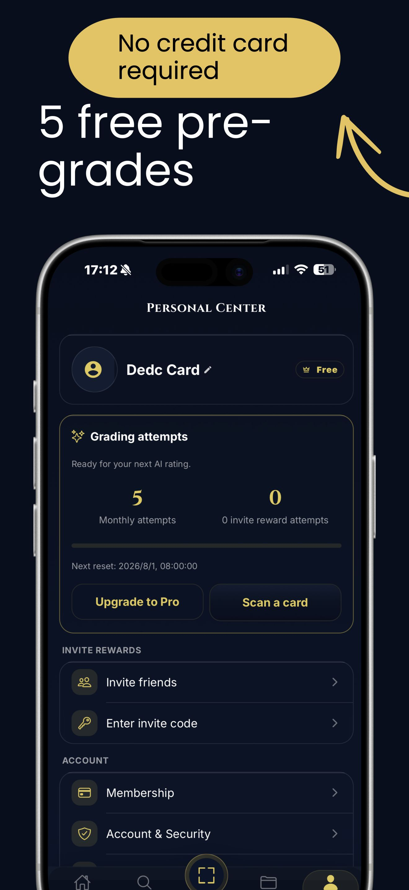 DEDC Card: AI Card Grading screenshot 5