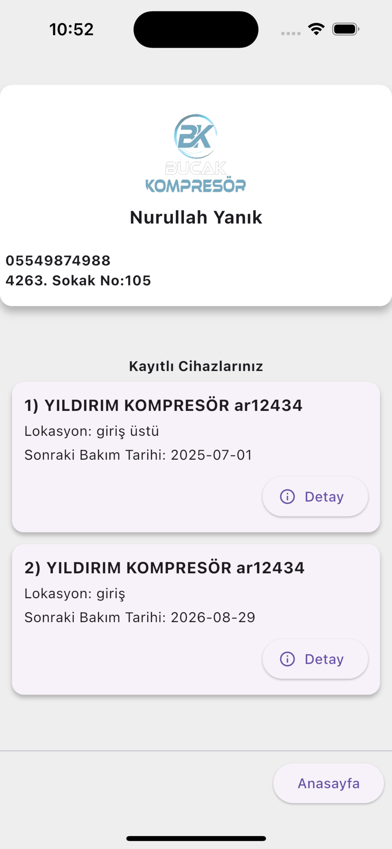 Bucak Kompresor