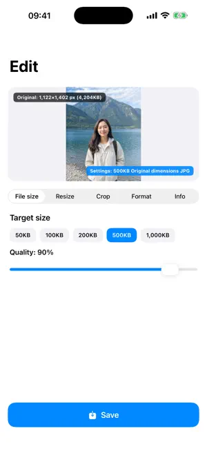PhotoFit: Photo Resizer screenshot 3