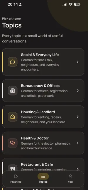 SprichMitte screenshot 1