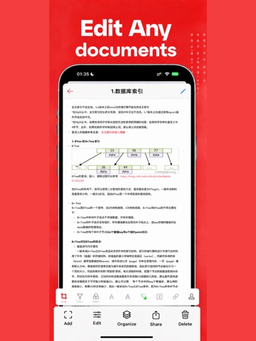 PDF Scanner · Document Scan iPad screenshot