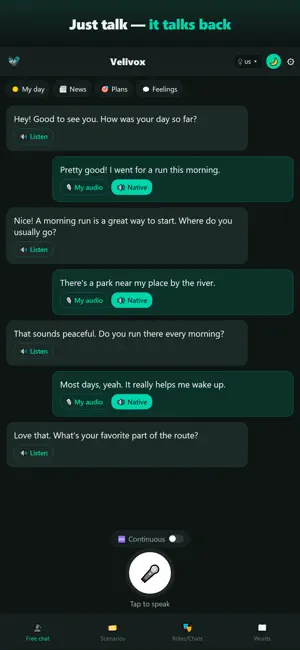 Velivox: AI English Tutor screenshot 2