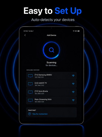 RemoteOne TV Remote Controller iPad screenshot