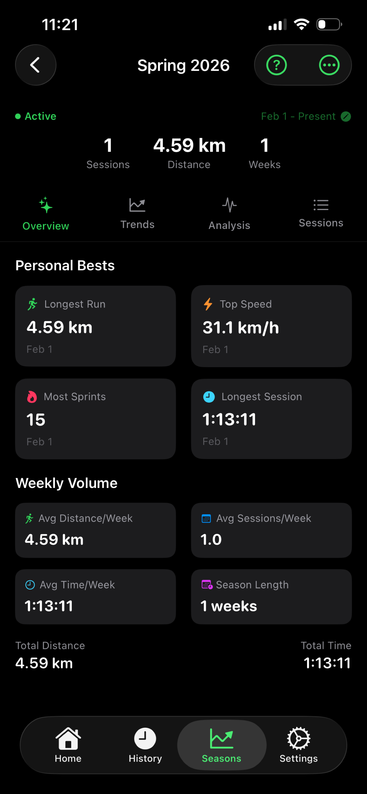Soccer Fitness Tracker