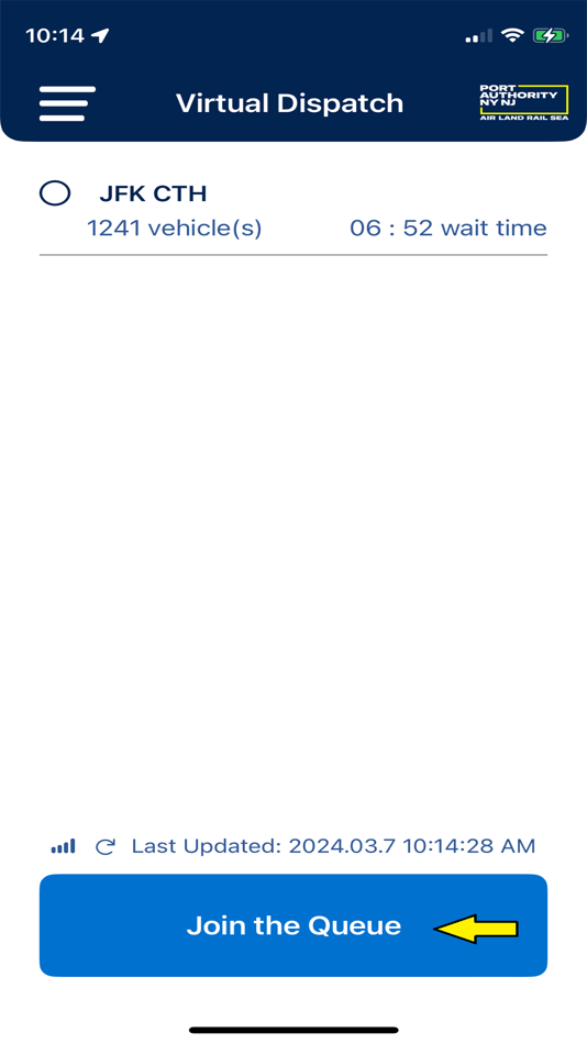 #3. PANYNJ Virtual Taxi Dispatch (iOS) By: Port Authority NY/NJ