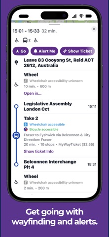 MyWay+ iPhone screenshot 2