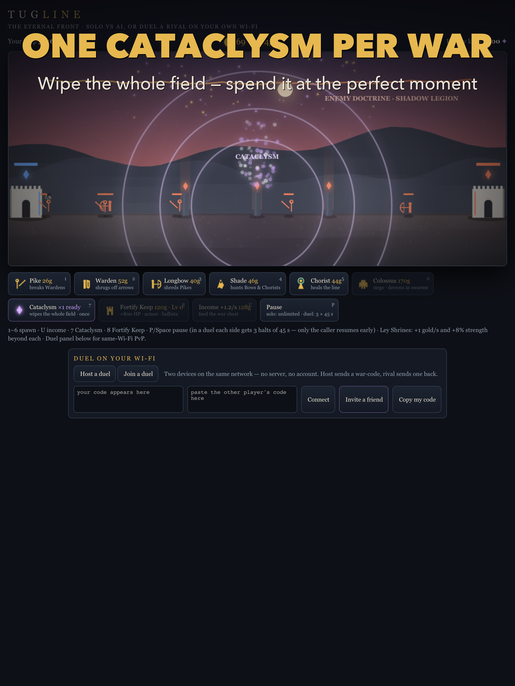 TUG LINE: Lane Push Warfare screenshot 12