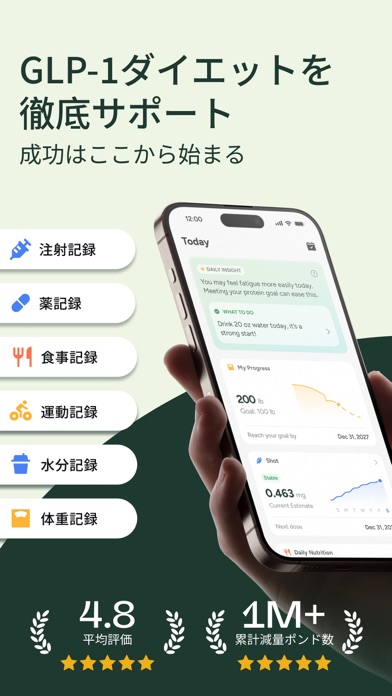 Glowise：GLP-1トラッカー＆日記 のスクリーンショット