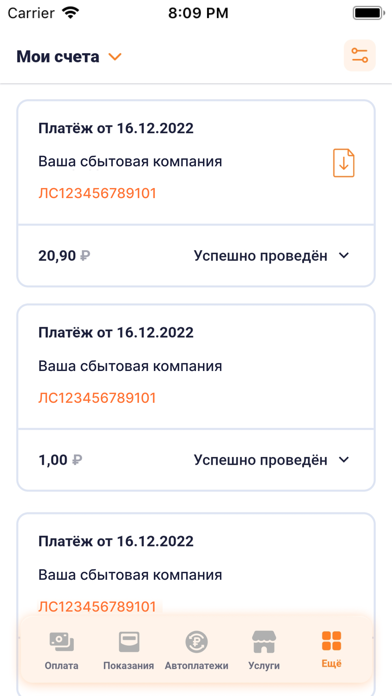 App screenshot