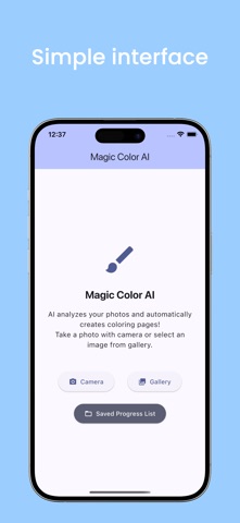 Magic Color AI: Coloring Book Screenshot 1 of 3