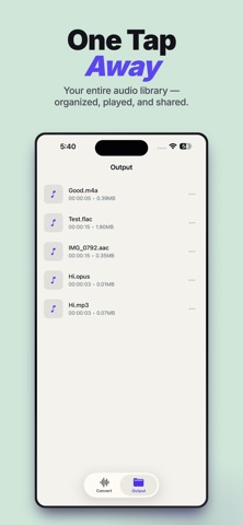 Video to MP3 : Audio Convert iPhone screenshot
