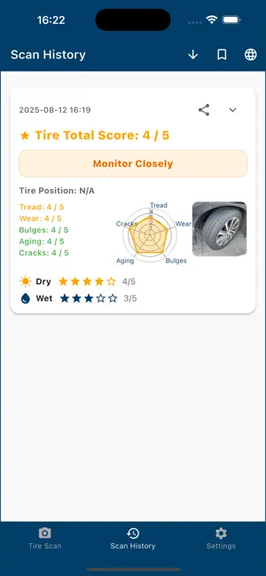 Tire Ai Scan 2025 Lite screenshot 3
