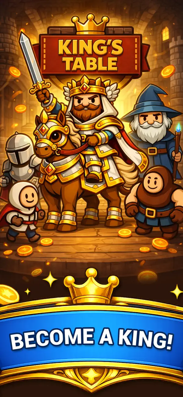 King Table - Idle RPG iOS Mod IPA