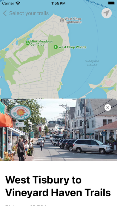 Martha's Vineyard Bike Paths Screenshot