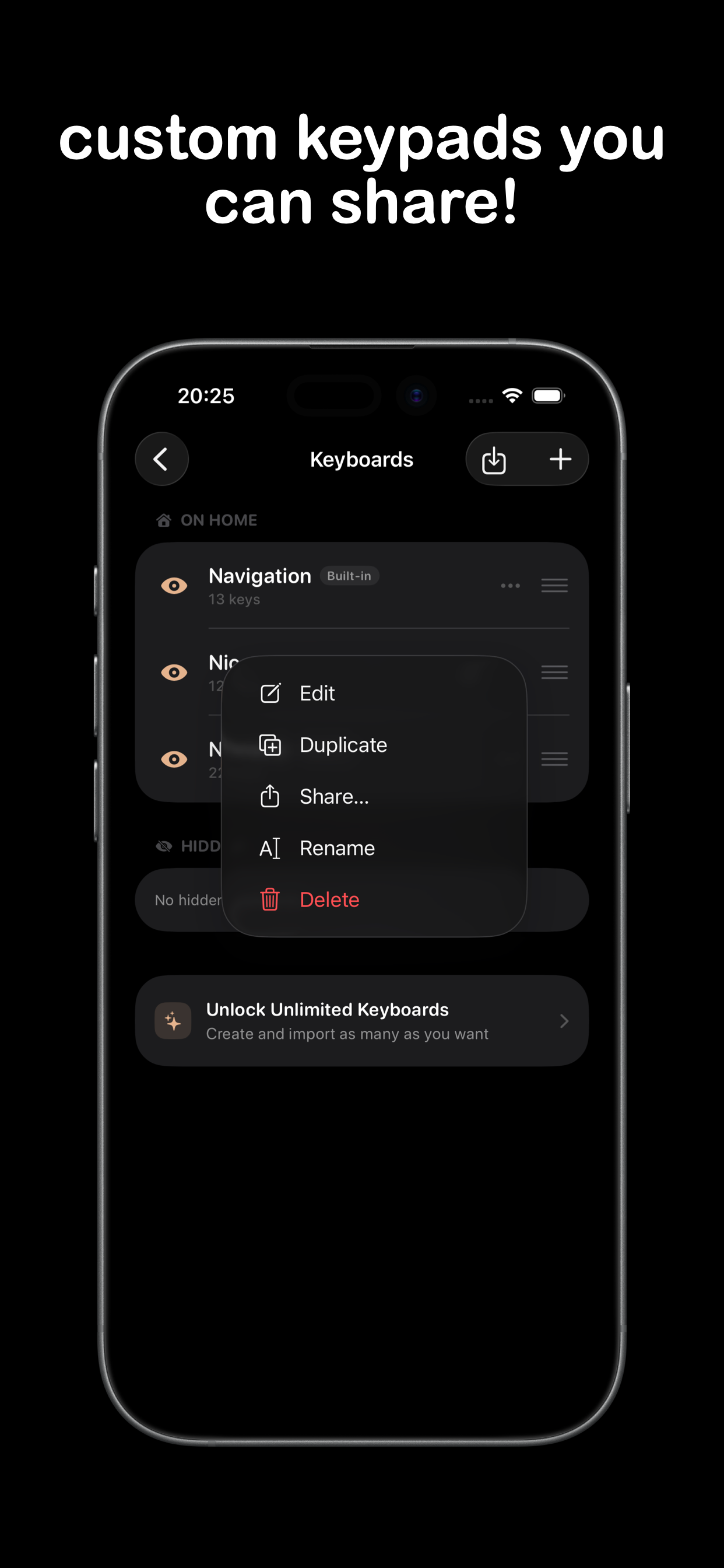Padme - Custom keypad for Mac screenshot 4